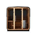 WHB Cube sauna 210 zwart op wit