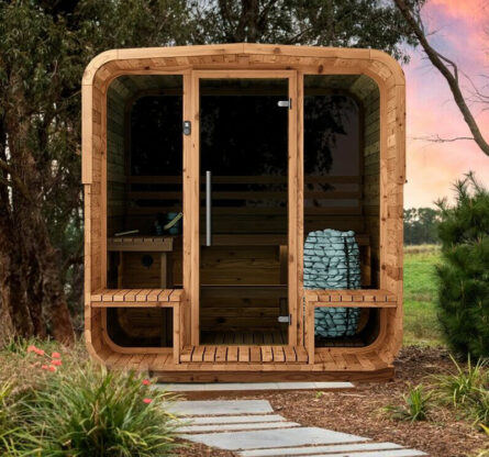 WHB Cube sauna 250 canopy buiten