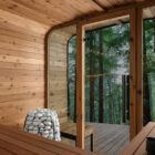 WHB Cube sauna 250 canopy uitzicht