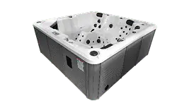 Jacuzzi Spa afgebeeld op een witte achtergrond