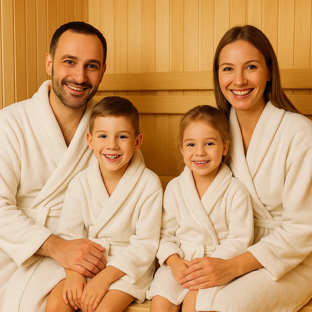 Kinderen in de sauna: waar moet je op letten?