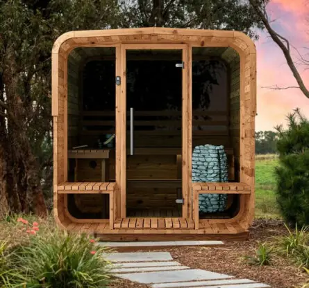 WHB Cube sauna 250 canopy buiten